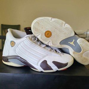 Jordan 14 Retro White Dark Cinder